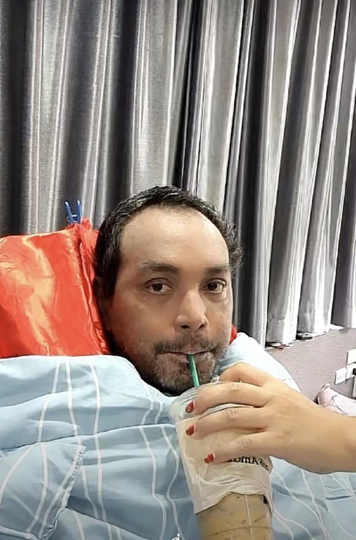 เมฆ วินัย โรคตุ่มน้ำพอง อาการล่าสุด