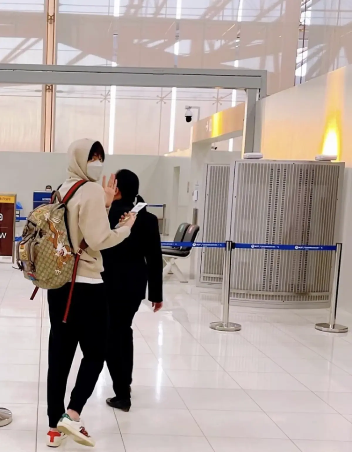 โบ ชญาดา กอดลา น้องอชิ สนามบิน เดินทาง อเมริกา
