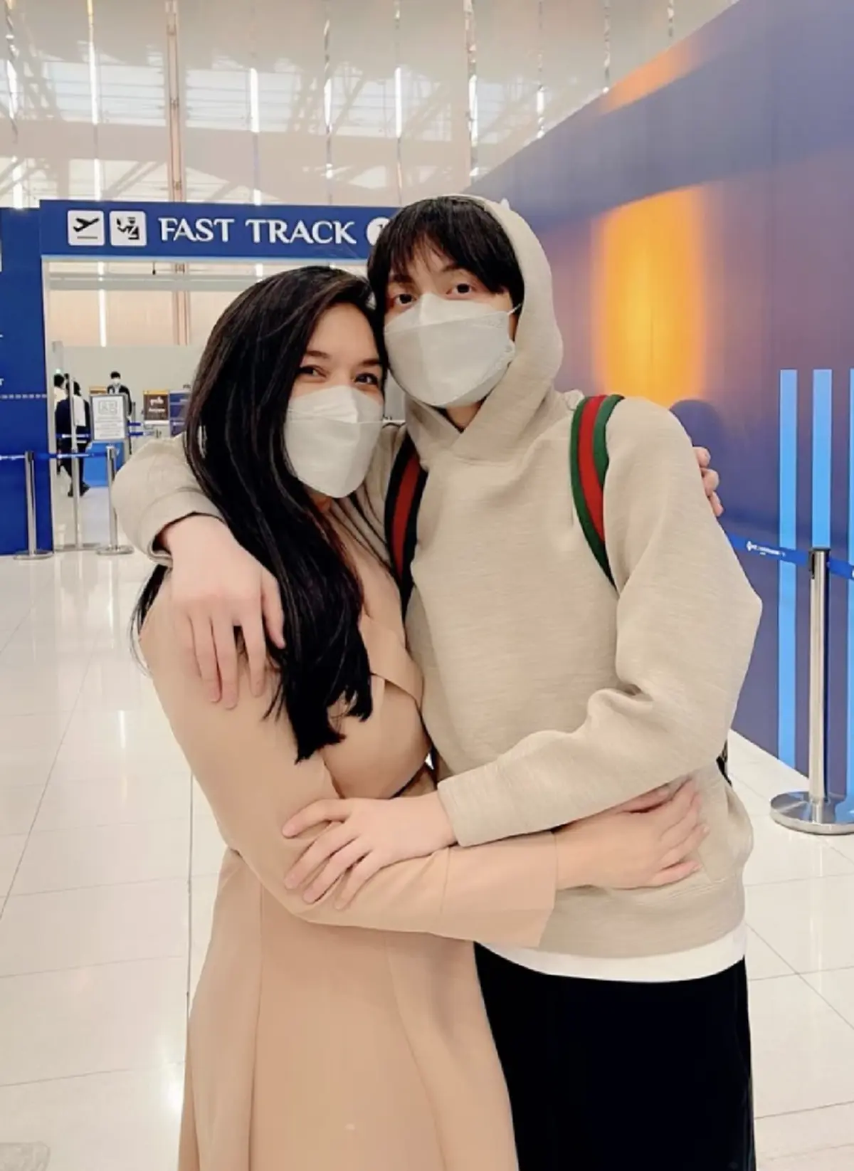 โบ ชญาดา กอดลา น้องอชิ สนามบิน เดินทาง อเมริกา