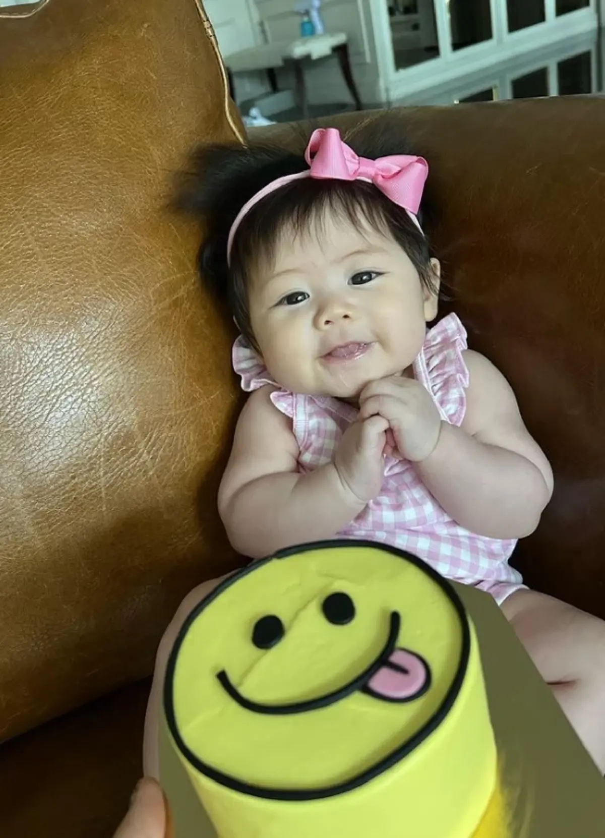 ชมพู่ อารยา  น้องแอบิเกล มีอายุครบ 5 เดือน