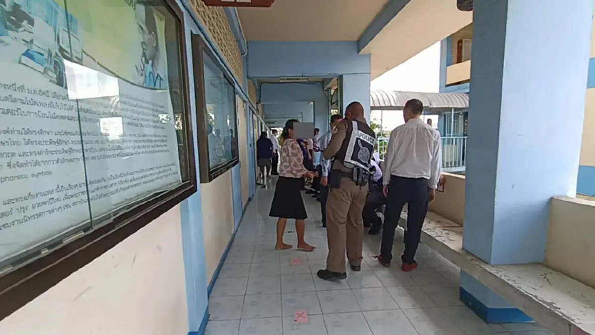 เจอแล้ว ปืนของกลาง ขนาด .38 เด็กม.3 ใช้ก่อเหตุกลางห้องเรียน