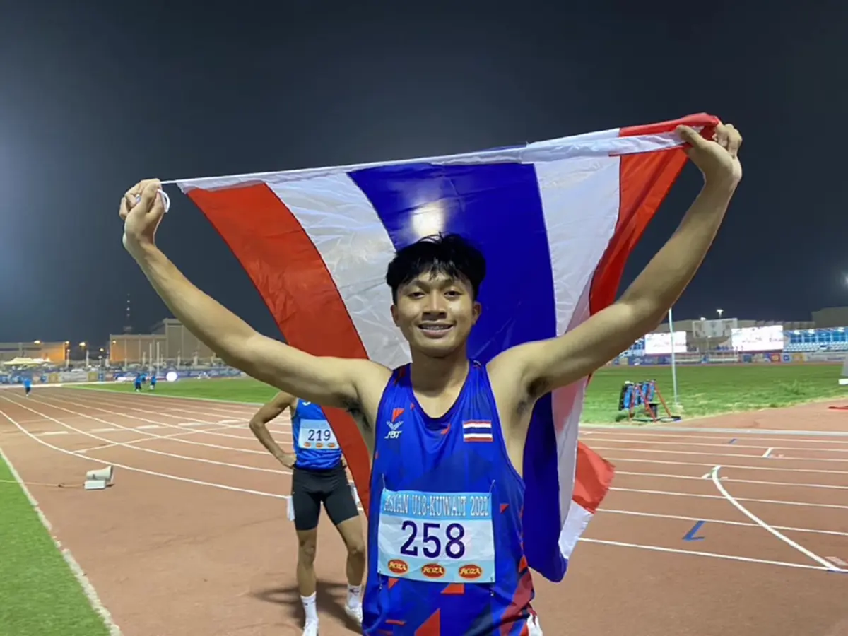 ชมไฮไลต์ "บิว ภูริพล"ร้อนแรง สปีดคว้าเหรียญทองที่2 ศึกกรีฑายุวชนเอเชีย