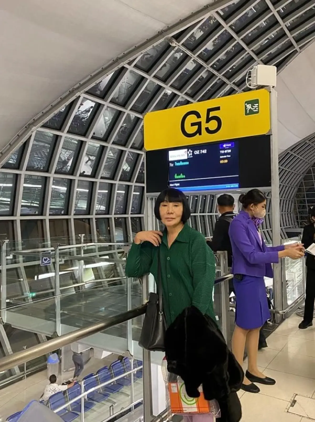 ม้า อรนภา ไปต่างประเทศ ชีวิตล่าสุด ภาพล่าสุด ทำหน้าเกาหลี 