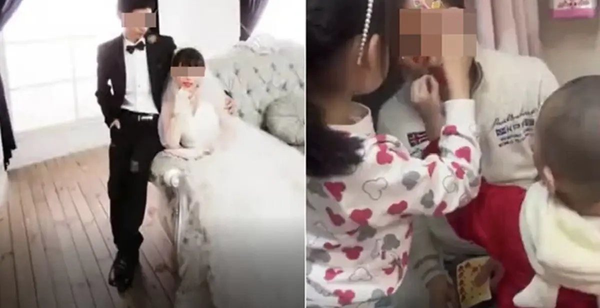 บ่าวสาวแต่งงานชื่นมื่น มีลูกด้วยกัน 3 คน ก่อนรู้สถานะที่แท้จริง ทัวร์ลงยับ