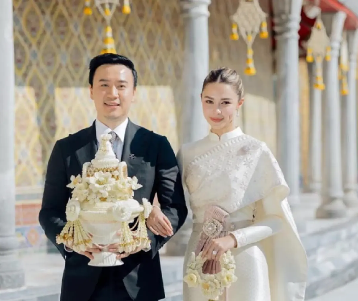 ส่องสินสอด โน้ต วิเศษ - แพทริเซีย เข้าพิธีวิวาห์  ฝากตัวเป็นสะใภ้หมื่นล้าน