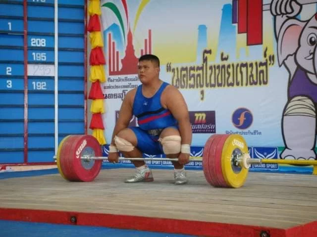 Mourning for the deceased former Thai national weightlifter  