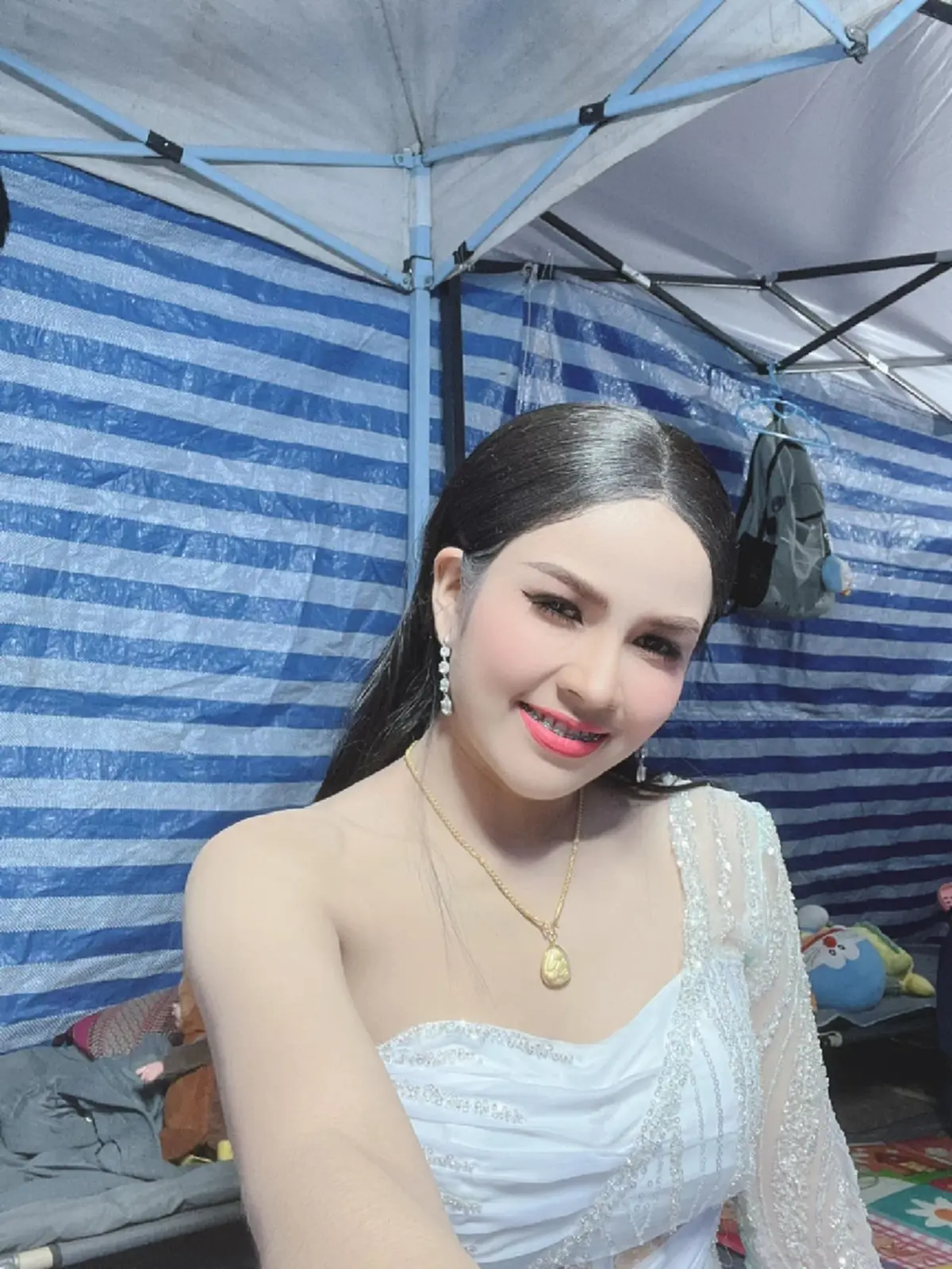 โฉมหน้า แพรวธิดา เสียงวิหค ผู้รับบาทบาทนางเอกหมอลำเสียงวิหค ต่อจาก ยูกิ เพ็ญผกา ยูกิไหทองคำ