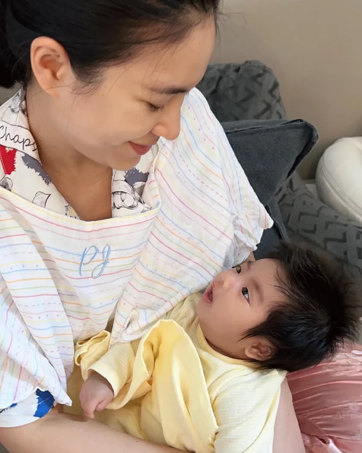  เปิดภาพล่าสุด น้องพีร์เจ ลูกชาย พุฒจุ๋ย อายุ 2 เดือน  จ้ำม่ำทะเล้นมาก