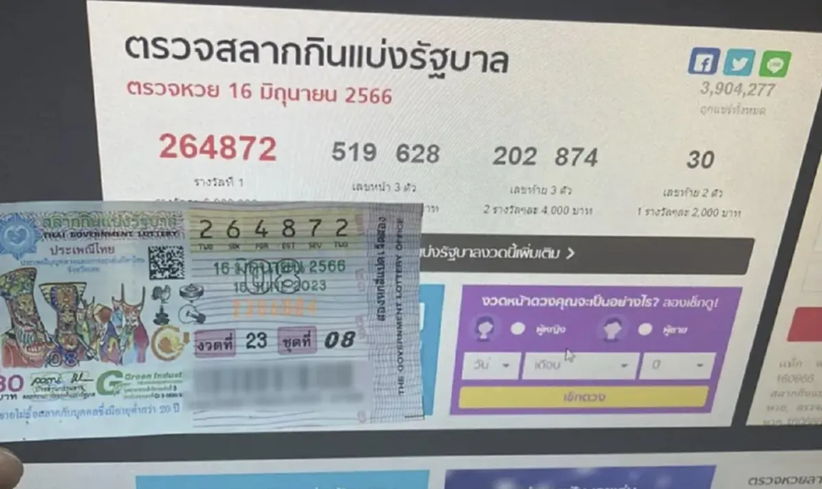 แม่ค้ามือสั่น พบลูกค้าถูกรางวัลที่ 1 รับ 6 ล้าน ตรวจรางวัลอื่นต่อไม่ได้เลย