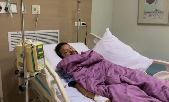 มิกซ์ VKL ลูกชาย หม่ำ จ๊กมก ถูกหามส่งโรงพยาบาล แอดมิทด่วน