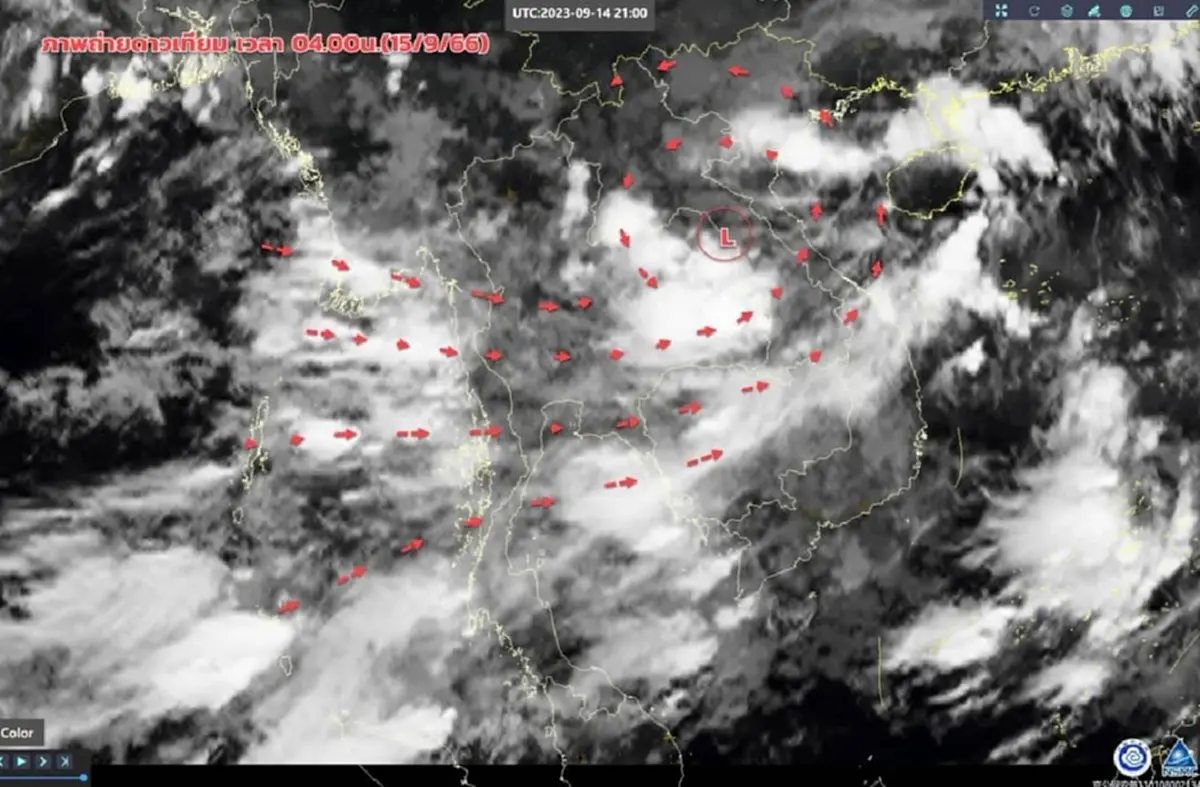 วันนี้อ่วมหนัก ไทยเจอมรสุม ฝนถล่มหนัก 58 จังหวัด กทม.โดนเต็มๆ 80%