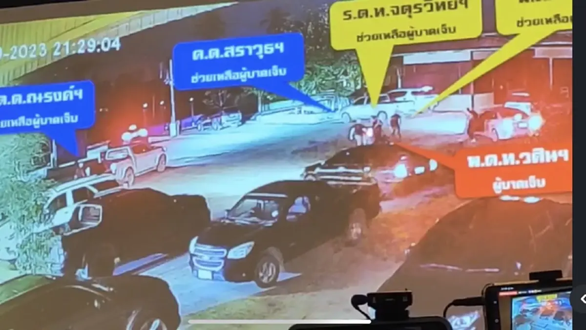 บิ๊กโจ๊ก เปิดแล้วภาพในกล้องวงจรปิด เห็นชัดใครทำอะไรบ้าง ใครช่วยสารวัตรศิว