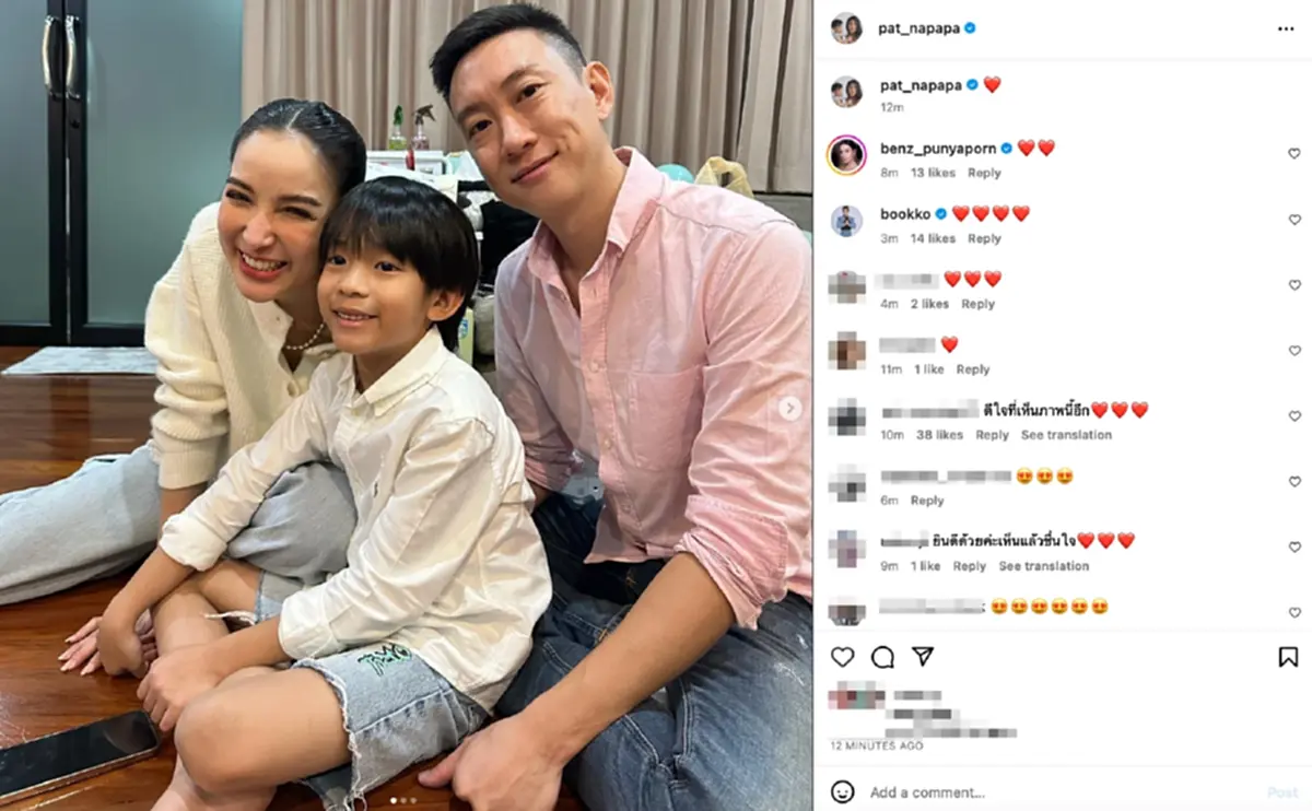 แพท ณปภา ร่วมเฟรมพร้อมหน้า เบนซ์ เรซซิ่ง-น้องเรซซิ่ง ในรอบหลายปี