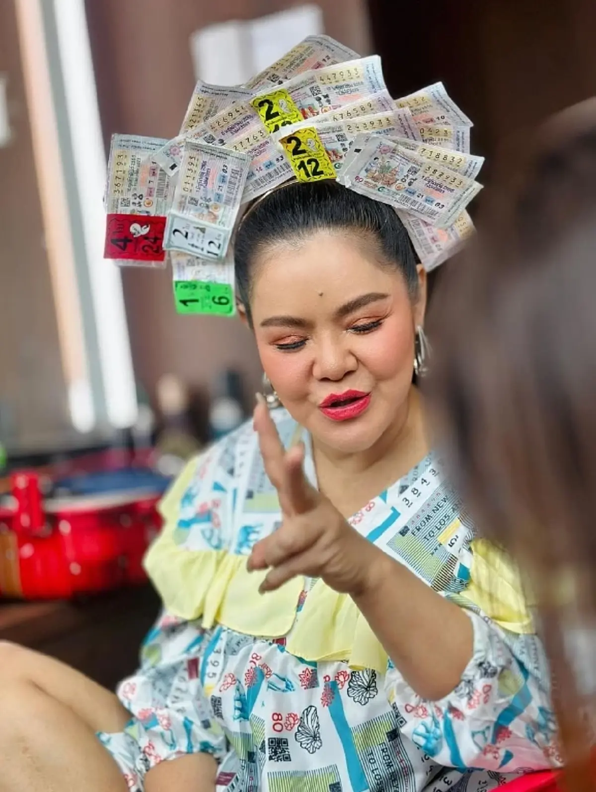 ฮาย อาภาพร น้ำตาตกในเฉลยงวดนี้ถูกกี่ใบ แต่ก็ยังขาดทุน