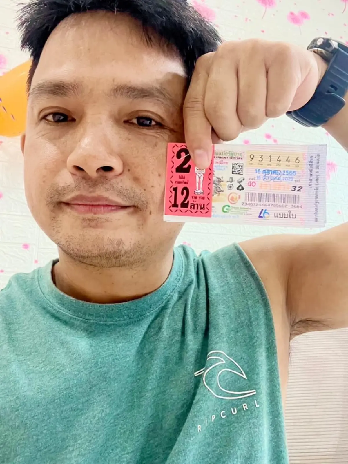 หนุ่มดวงมหาเฮง ไหว้ขอเจ้าพ่อสำรวจนาวา ถูกหวย 12 ล้าน เผยยุ่งจนไม่มีเวลาดีใจ