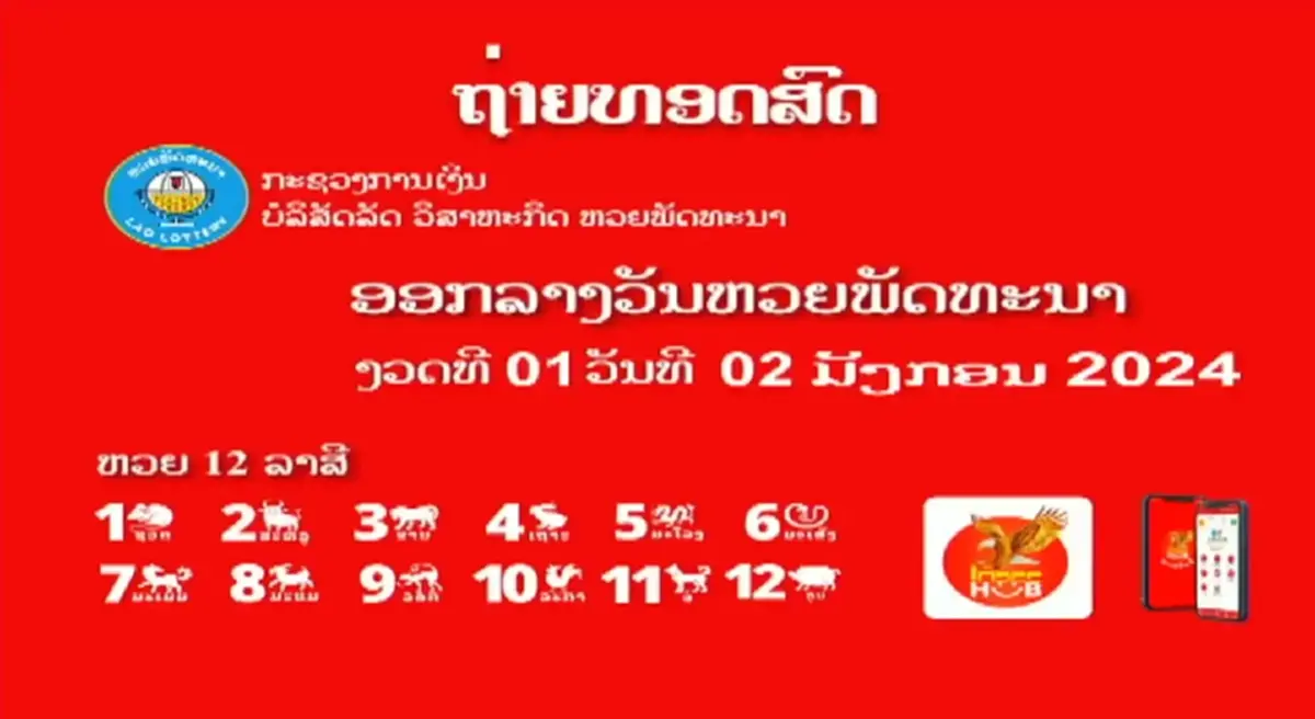 "หวยลาววันนี้1/2/67" สถิติหวยลาวเดือนมกราคม 2567 หวยลาว 12 ราศี หวย 12 ราศีลาว