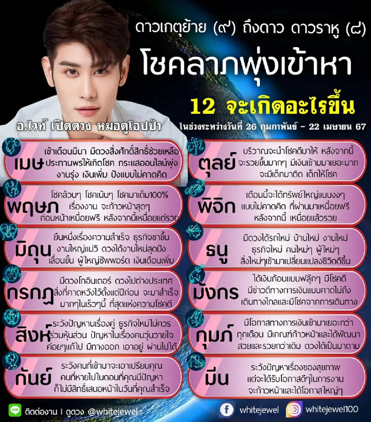 หมอดูโอปป้า ชี้ 1 ราศีเท่านั้น จะได้รับทรัพย์ใหญ่แบบงงๆ หลังจากเหนื่อยฟรี