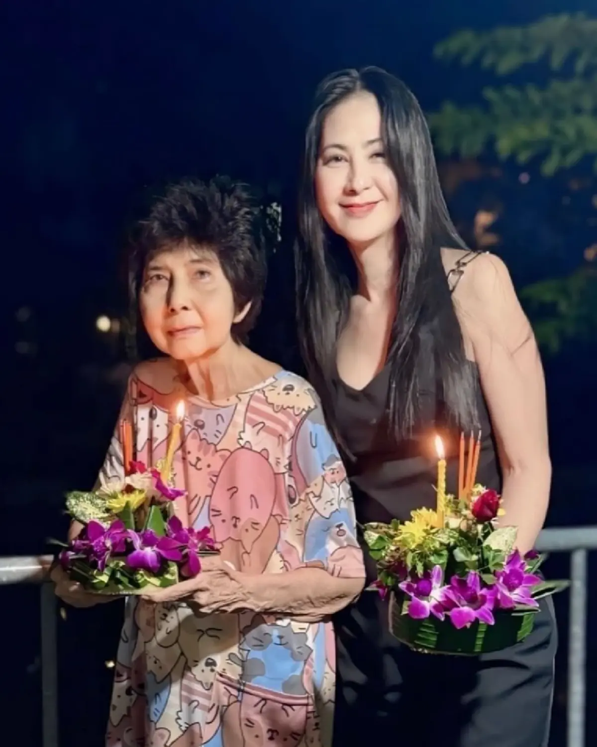เศร้า \"มุก มาริษา\" ภรรยา \"แซม ยุรนันท์\" สูญเสียคุณแม่ ม.ร.ว.มารศรี สุจริตกุล