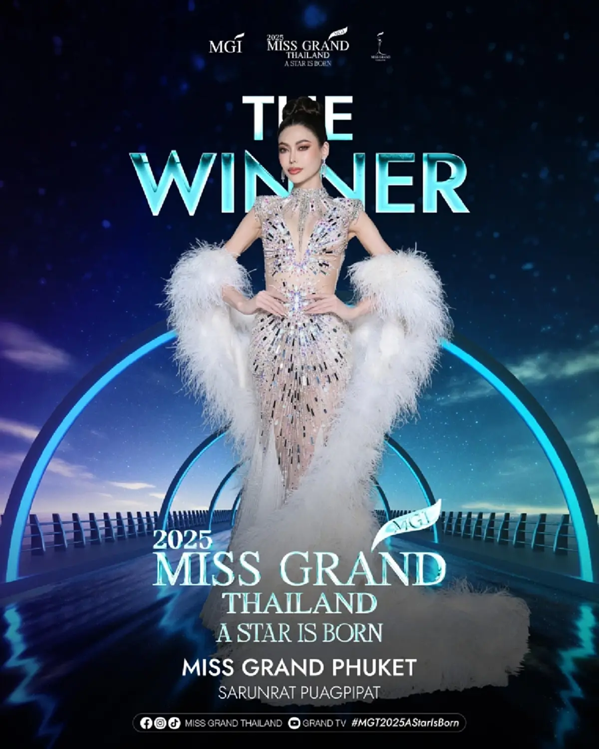 เปิดเงินรางวัล กชเบล หลังคว้ามง MGT 2025 พ่วง 8 รางวัลพิเศษ
