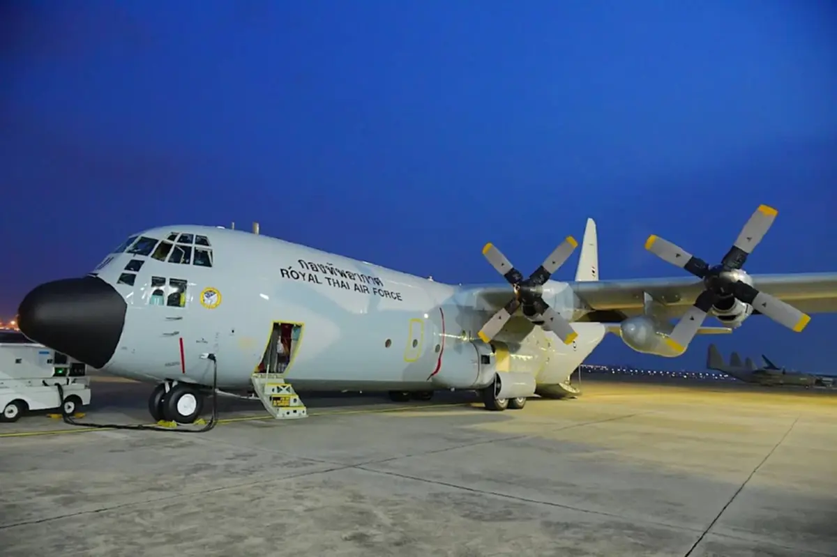 เปิดสาเหตุ เครื่องบินลำเลียง C-130 ทอ. เกิดอุบัติเหตุสนามบินสมุย