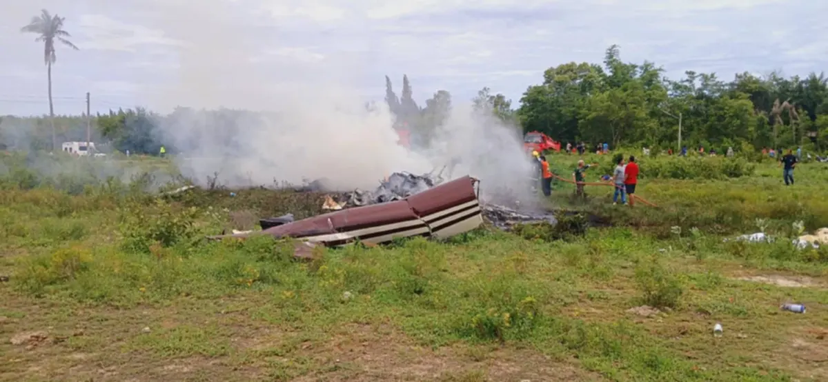 เฮลิคอปเตอร์ตำรวจตกที่บ้านหนองกก ประจวบฯ เสียชีวิต 3 ราย