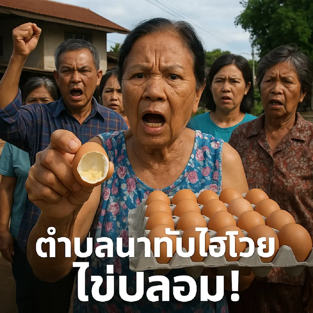เฉลยสาเหตุที่แท้จริง ชาวบ้านผวาไข่ไก่ปลอม ขายถูก เจอวุ้นมีกลิ่น