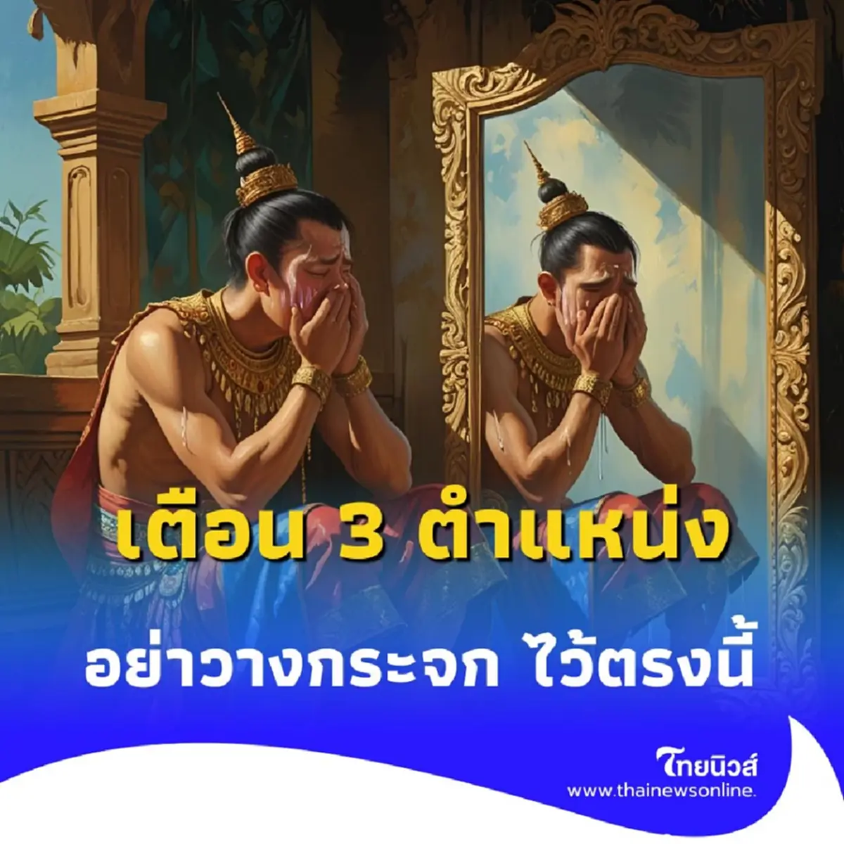 เปิดคำเตือน 3 ตำแหน่ง อย่าวางกระจก ไว้ตรงนี้ เลี่ยงได้ให้เลี่ยง