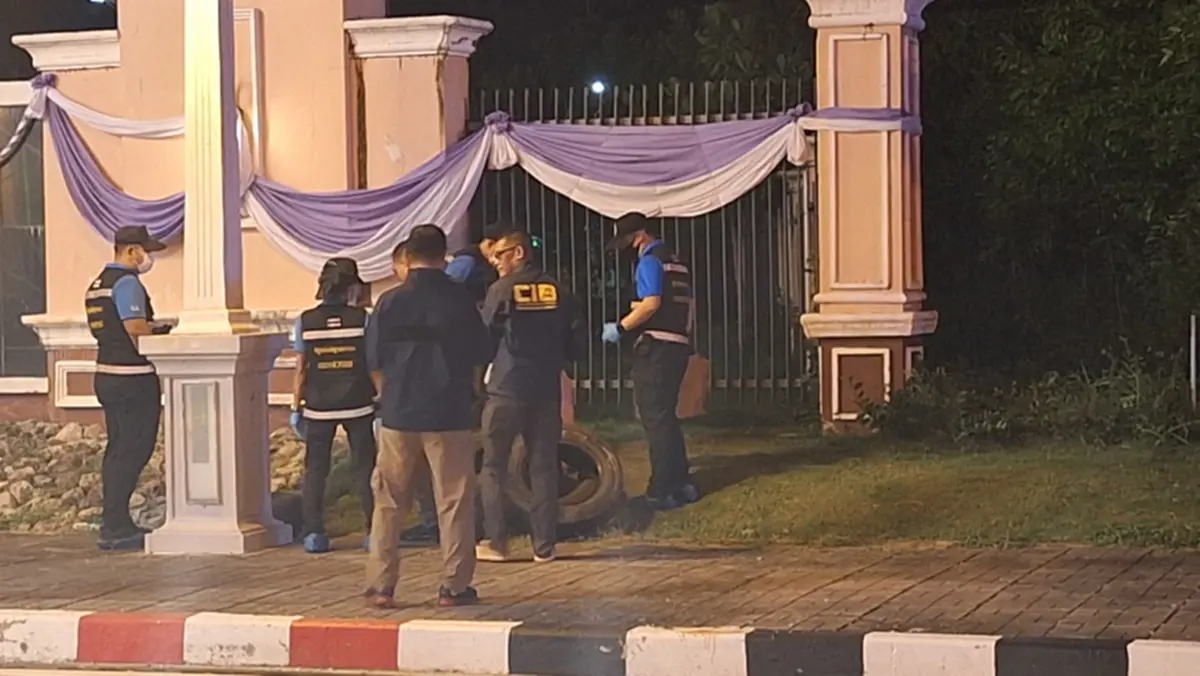 ระทึกหน้าจวน"ผู้ว่าฯพังงา" พบระเบิดต่อวงจร รัศมีอันตราย 10 เมตร