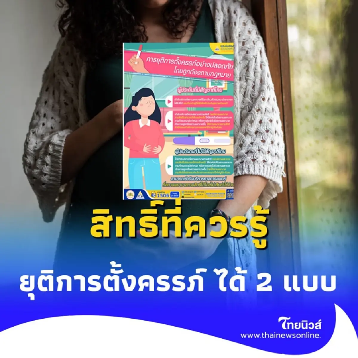 สิทธิที่ควรรู้ ผู้ประกันตน สามารถยุติการตั้งครรภ์ ได้ มีรายละเอียดเพิ่มเติม