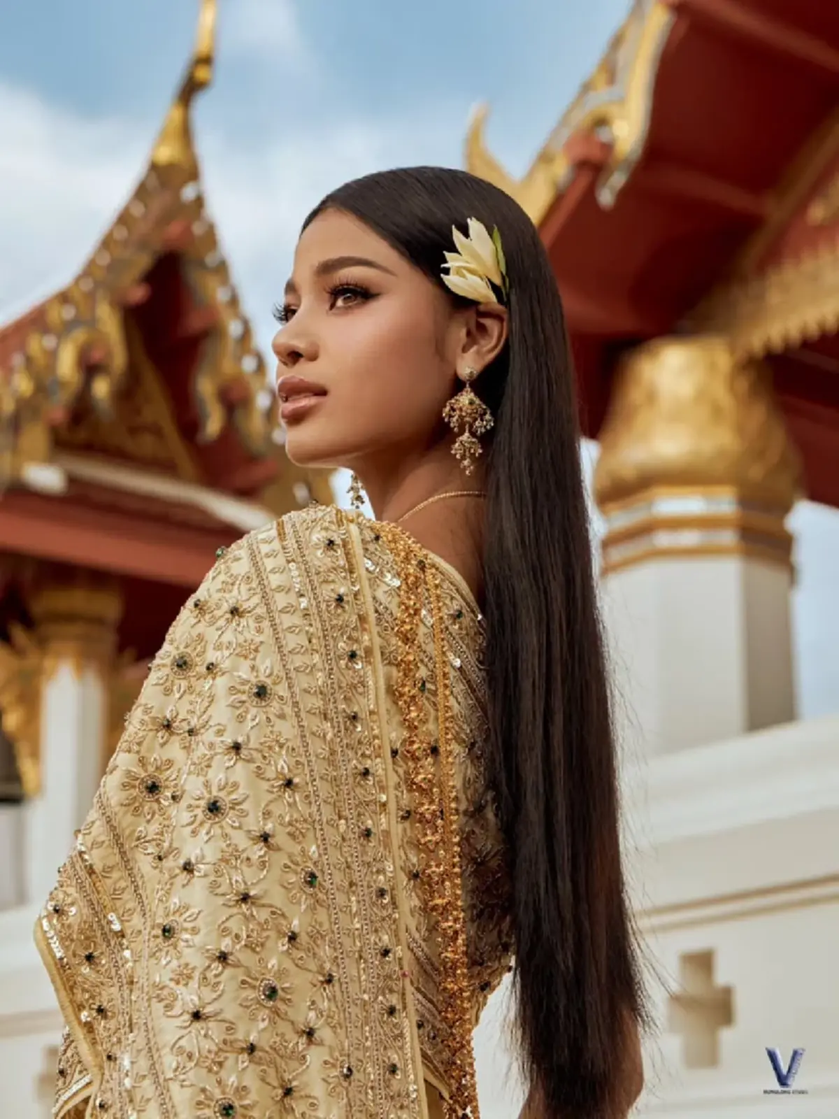 "เดล MUT ภูเก็ต" ลูกครึ่งกัมพูชา สวมชุดไทย สวนกลับคนแซะเชื้อชาติ