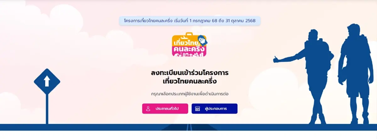 "เที่ยวไทยคนละครึ่ง 2568" เริ่มใช้สิทธิ์วันไหน - หมดเขตเมื่อไหร่