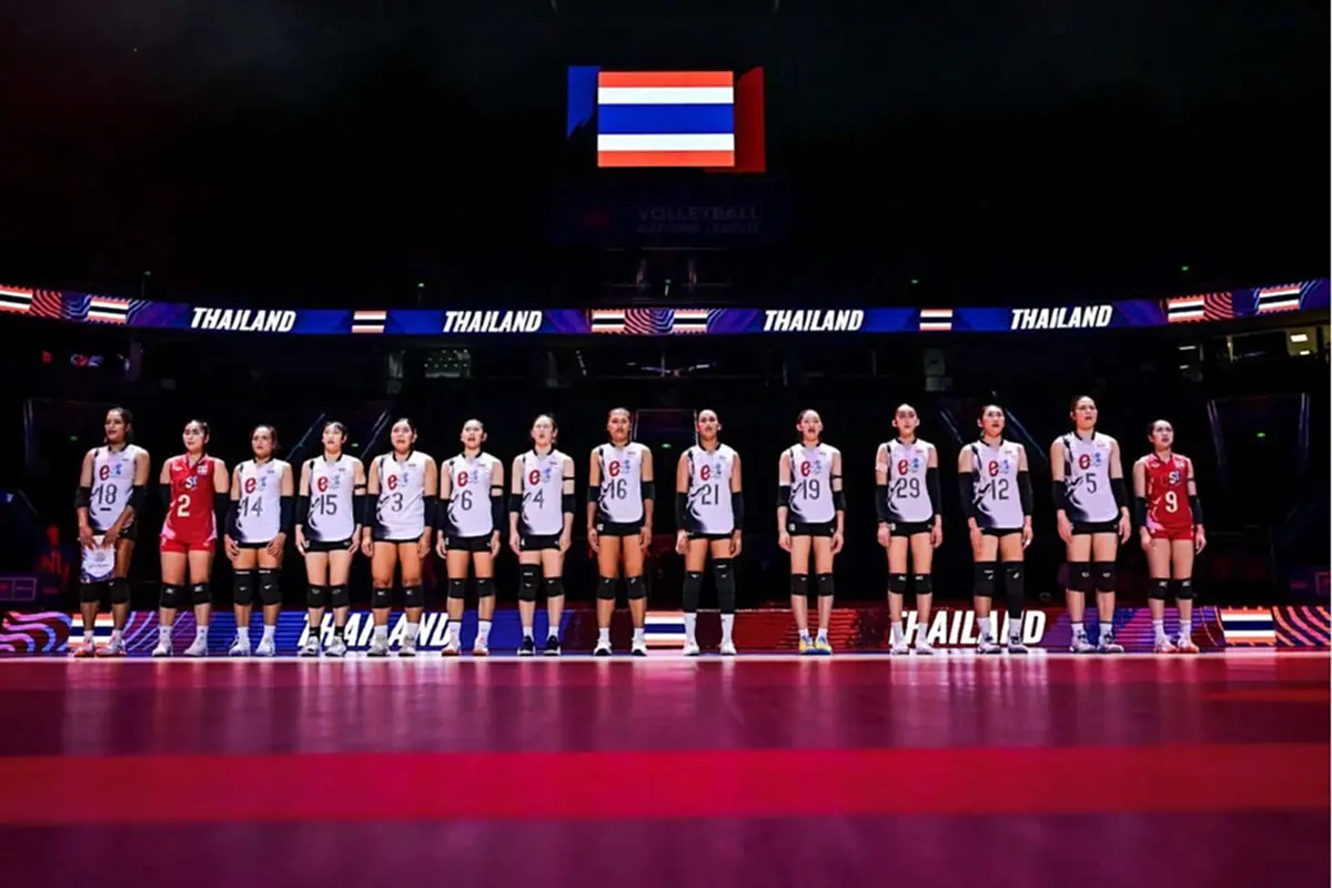 \"ผลวอลเลย์บอลวันนี้\" อัพเดตล่าสุด ตารางคะแนนสาวไทยใน VNL 2025