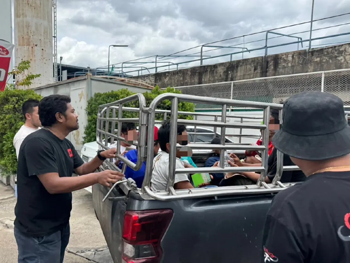 ตำรวจ สกัด ต่างด้าวต้องสงสัย 8 ราย ใกล้เคียงเขตพื้นที่การชุมนุม