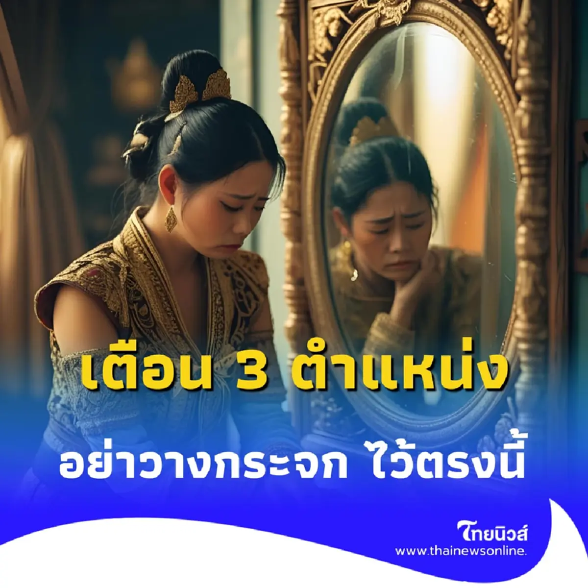 เปิดคำเตือน 3 ตำแหน่ง อย่าวางกระจก ไว้ตรงนี้ เลี่ยงได้ให้เลี่ยง