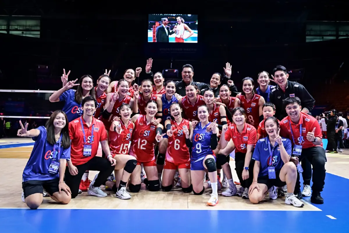 ผลวอลเลย์บอล ไทย พบ เบลเยี่ยม ขนาดผู้บรรยายภาษาอังกฤษยังลุ้นตาม