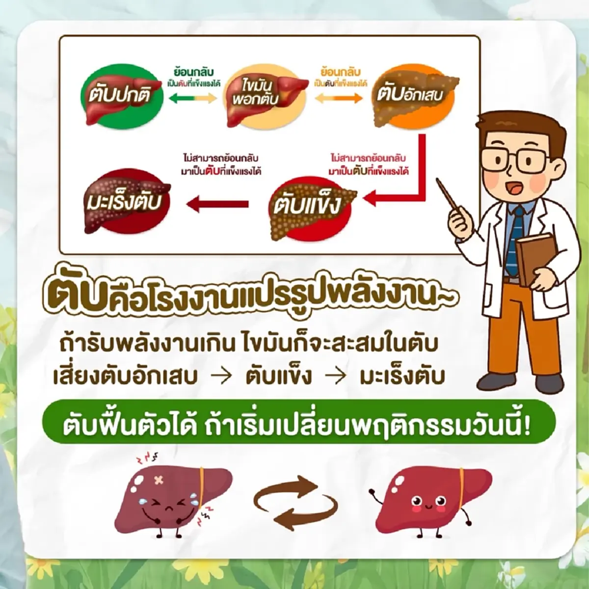 หมอเจด เผยเอง ตารางอาหาร 7 วัน ลดไขมันพอกตับ มันดีมาก ๆ เลย 