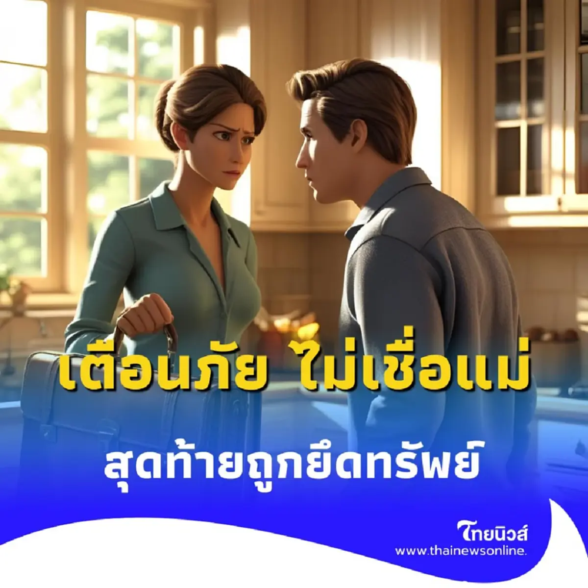 เตือนภัย อุทาหรณ์ บัญชีม้า ไม่เชื่อแม่ สุดท้ายติดคุก ถูกยึดทรัพย์