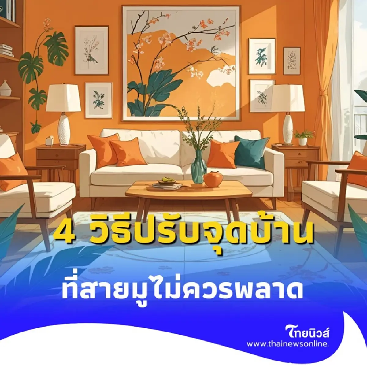 วิธีจัดบ้าน ปรับฮวงจุ้ย เสริมดวง เตรียมรับทรัพย์เข้าบ้าน 2025