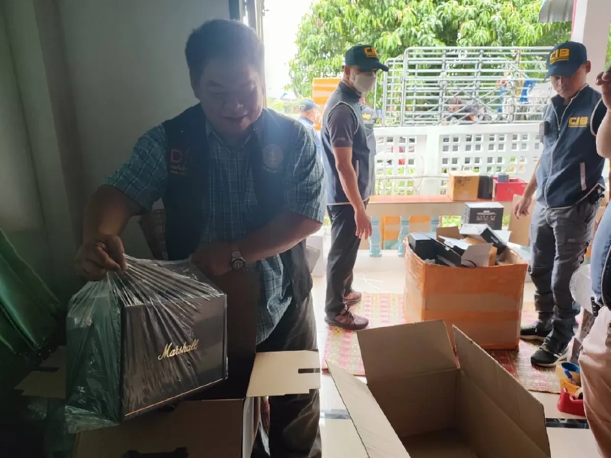 ลุยกวาดล้างสินค้าปลอม 4 จ.อีสาน ยึดของกลางเป็นพันชิ้น