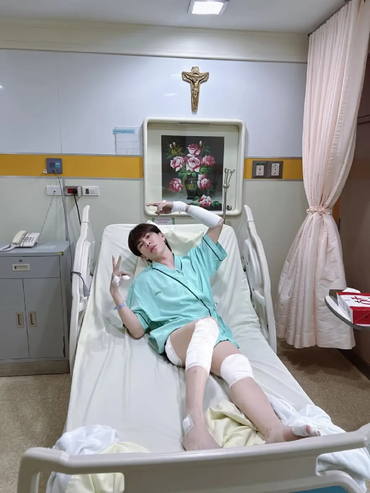 เอม ตามใจตุ๊ด เปิดภาพบาดแผลวันเกิดอุบัติเหตุ หน้าปู่ย่าลอยมาเลย