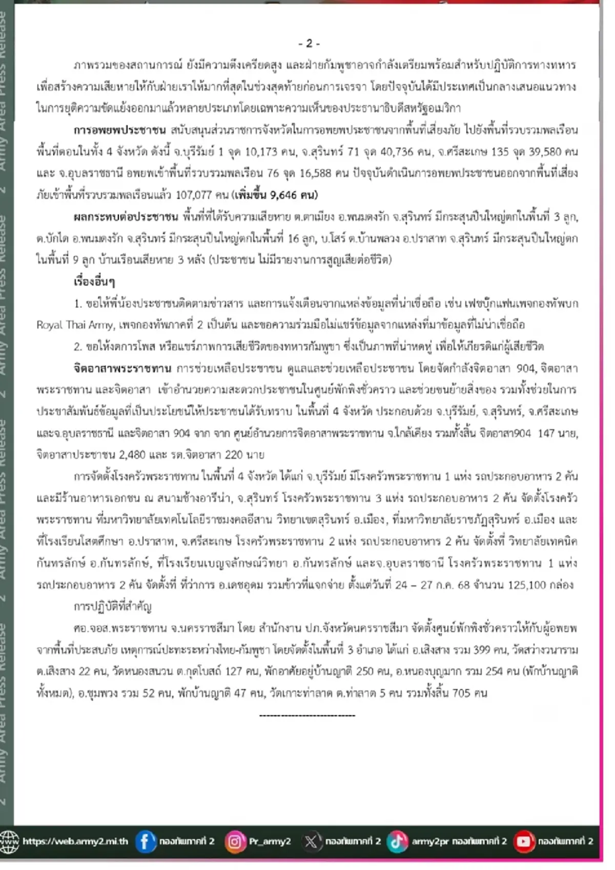 กัมพูชา เตรียมเปิดศึกใหญ่ก่อนเจรจา ใช้พลซุ่มยิงจากเขาพระวิหาร