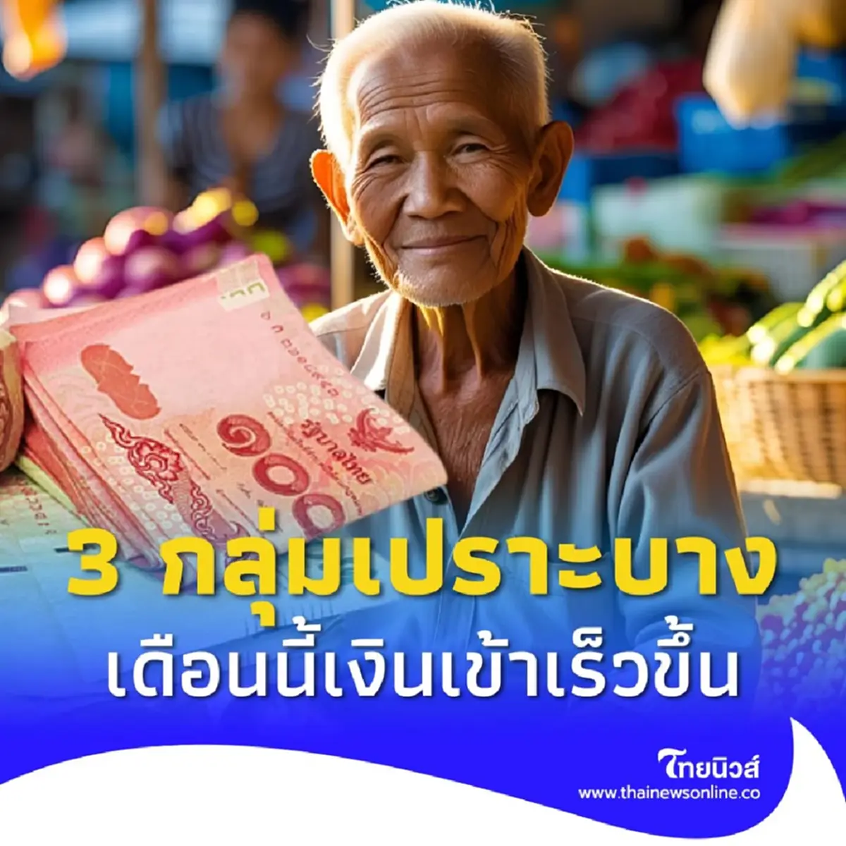 เงิน 3 กลุ่มเปราะบาง เดือน ส.ค. 68 ได้รับไวขึ้น ตรวจสอบเงินเข้าวันไหน