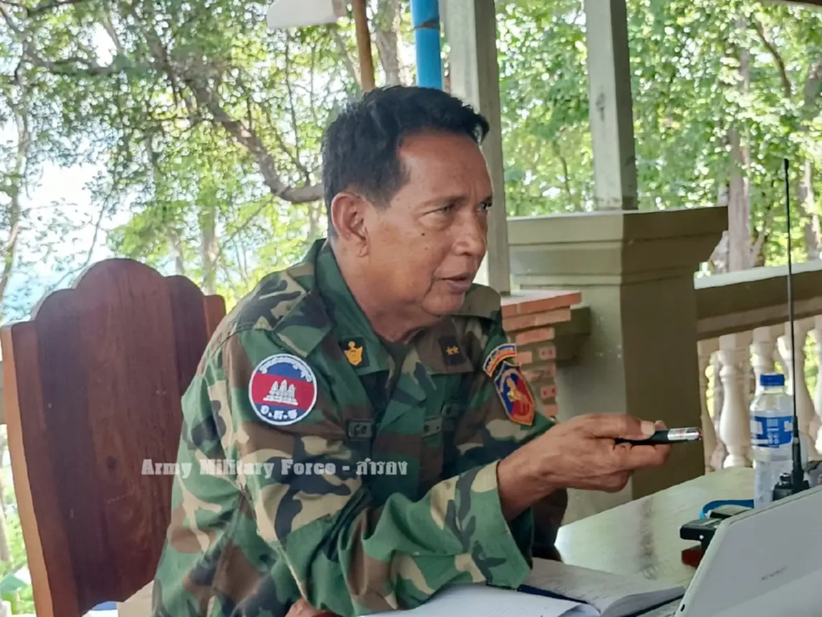 เดือด ทหารไทยยิงปืนใหญ่ปิดตำนาน "พลตรีดวง" ผบ.พล.7 กัมพูชา