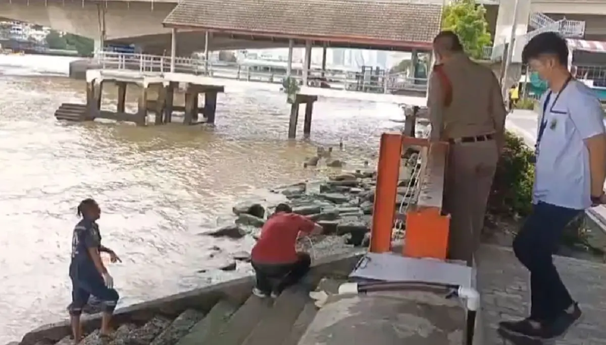 สุดสลด ร่างหญิงสูงวัยลอยกลางแม่น้ำเจ้าพระยา เร่งตามหาญาติ