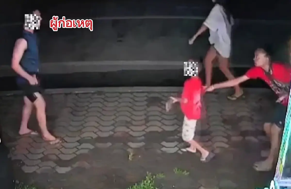 รับไม่ได้ ชายปริศนา ถีบเด็กออทิสติก 7 ขวบ ฉุนหมาจรเห่าใส่