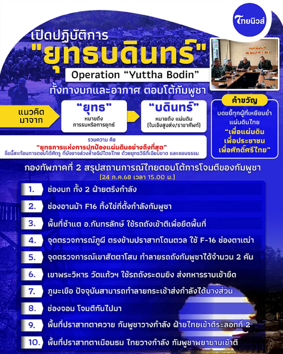 เปิดนาที"F-16"ไทย ปฏิบัติการทิ้งไข่ฐานทหารเขมร ราบเป็นหน้ากลอง