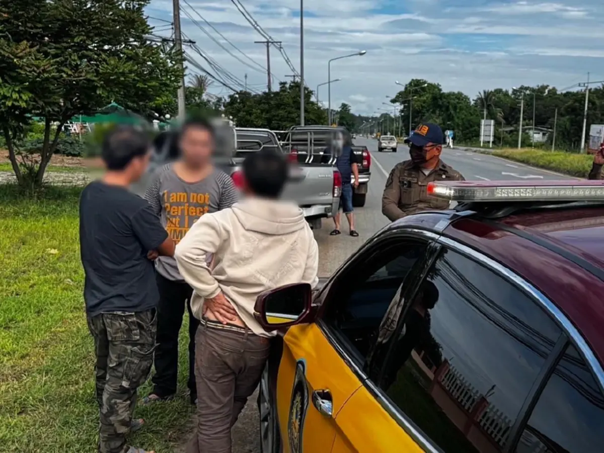 จับคาถนน  2 หนุ่มใหญ่ขนแรงงานจีนเถื่อน สารภาพสิ้นเงินค่าจ้าง