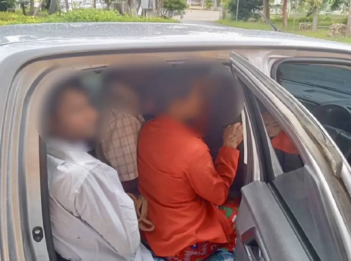 จับกระบะซุกแรงงานเถื่อนเต็มคัน อ้างทำครั้งแรก รายได้อย่างงาม