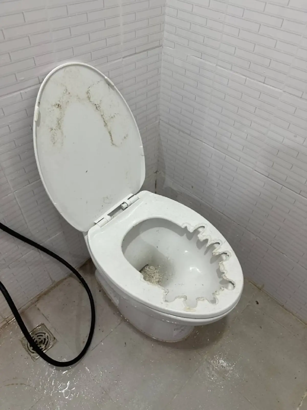 ขนหัวลุก ไม่ได้ใช้ห้องน้ำนาน เปิดมาเจอเต็ม ๆ ก่อนรู้ตัวอะไรทำ