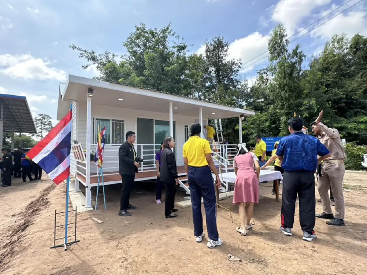 เปิดภาพบ้านหลังใหม่ ส.ต. ธีรยุทธ ด้วยพระมหากรุณาธิคุณแด่วีรชน